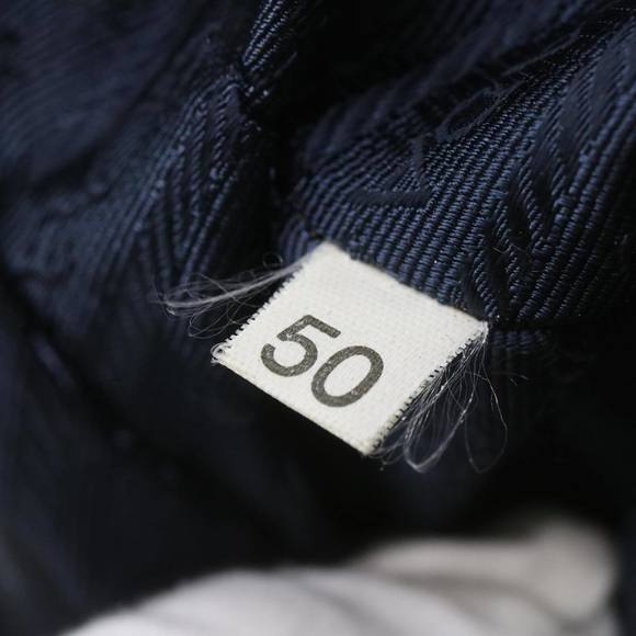 PRADA Quilted Chain Shoulder Bag Nylon Navy Auth ar11409 - Picture 12 of 16